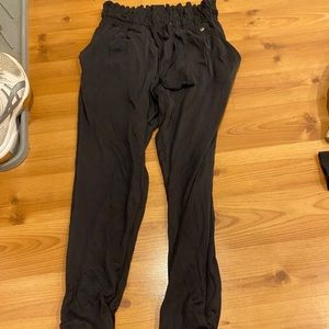 black joggers